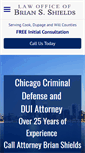 Mobile Screenshot of chicagodui.com