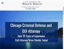 Tablet Screenshot of chicagodui.com